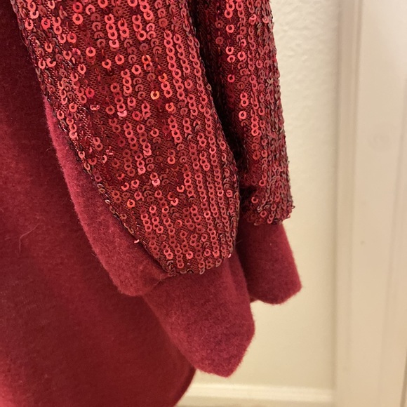 SEQUIN CARDIGAN SWEATER - Picture 6 of 8